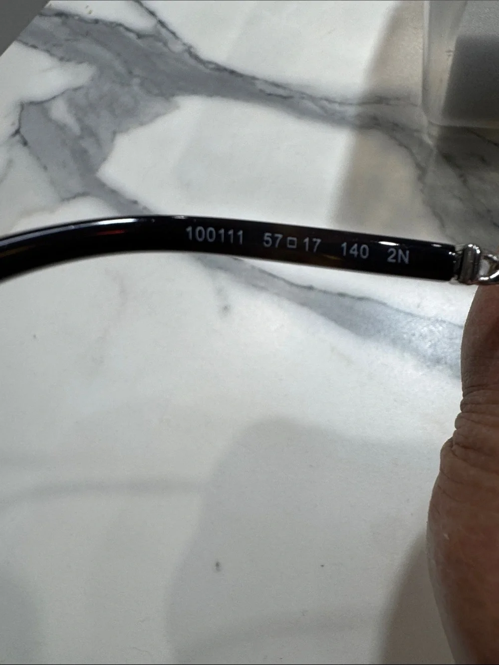 Michael Kors Black Rimless Sunglasses with Rhinestone Accents